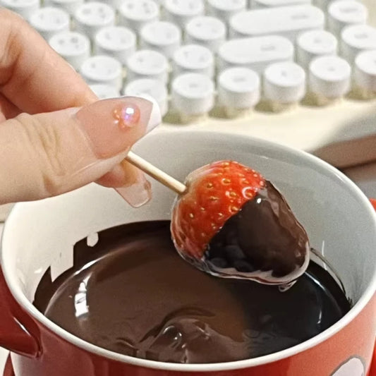 European Chocolate Fondue Candle Mug