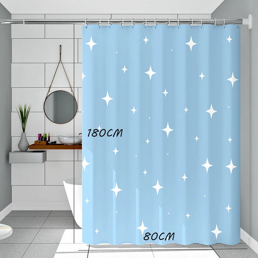 🚿🌿 MoldGuard™ PEVA Shower Curtain – Extra Long
