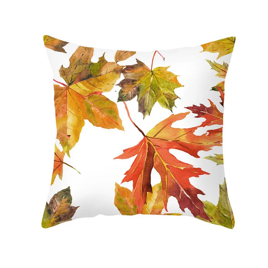 Autumn Maple Leaf Pillow