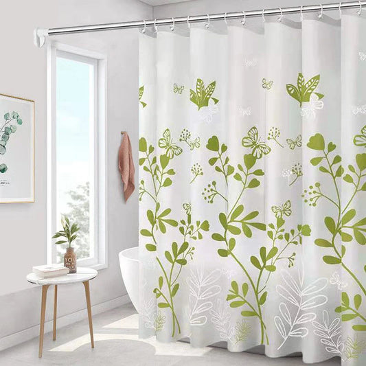 🚿🌿 MoldGuard™ PEVA Shower Curtain – Extra Long
