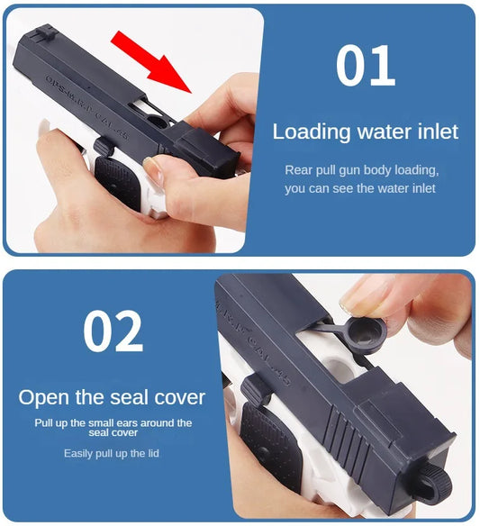 New Mini Water Gun Children Repeate Water Gun Summer Beach Water Battle Bathroom Swimm Pool Water Play Toy Gift Parentchild Game