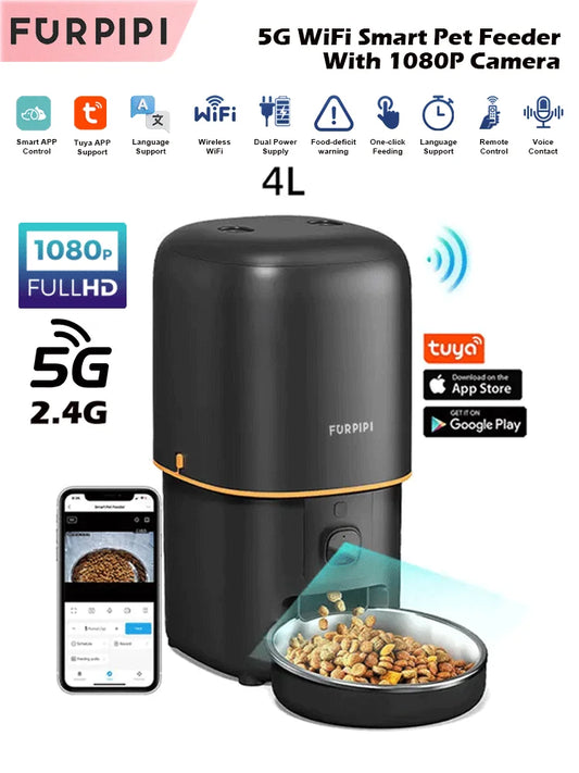 🐱📸 FeedSmart™ Automatic Cat Feeder & Camera