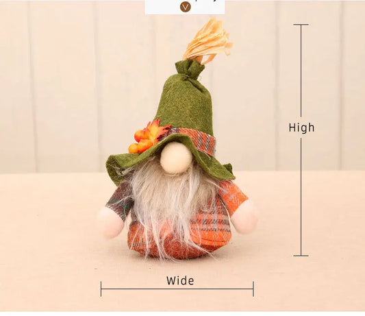 Fall Autumn Gnome Pumpkin Sunflower