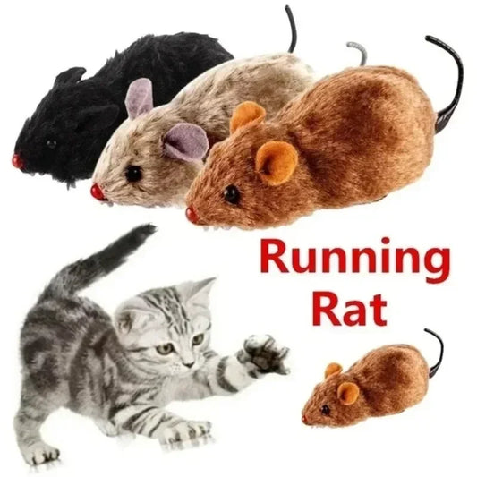 🐭🎉 CrazyTail™ Plush Running Mouse Toy