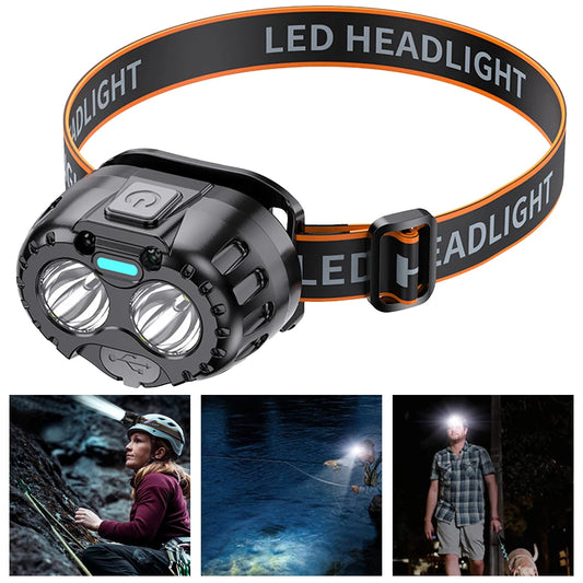 Powerful 250LM Waterproof LED Headlamp