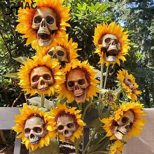 “Realistic Horror Skull” – Halloween Skeleton Head Decoration
