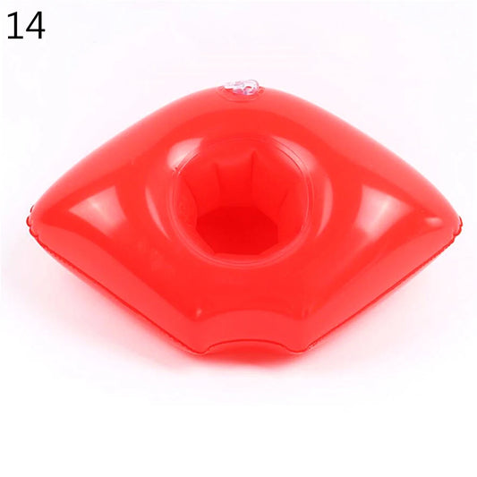 1Pcs Pool Party Party Decoration Pool Floaties Inflatable Cup Coasters Swimming Pool Float Inflatable Drink Holders Drink Floats
