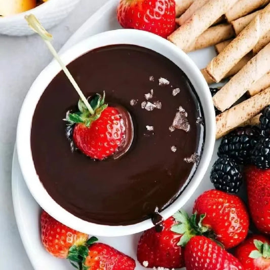 European Chocolate Fondue Candle Mug