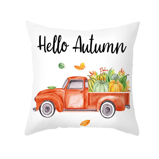 Autumn Maple Leaf Pillow