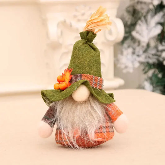 Fall Autumn Gnome Pumpkin Sunflower