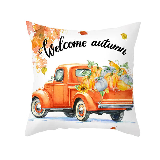 Autumn Maple Leaf Pillow