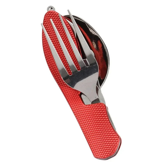 🍴 4-in-1 Folding Cutlery Set