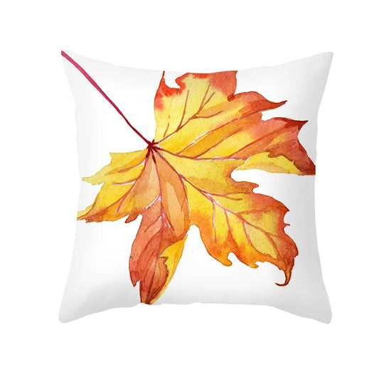 Autumn Maple Leaf Pillow