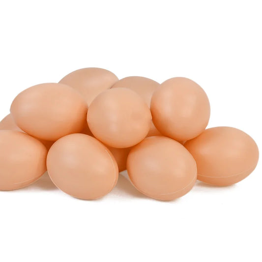 20/10Pcs Plastic Fake Eggs Kids Easter Party Gift Toys DIY Painting Craft Home Decoration Hen Hatching Nest Eggs Basket Filler