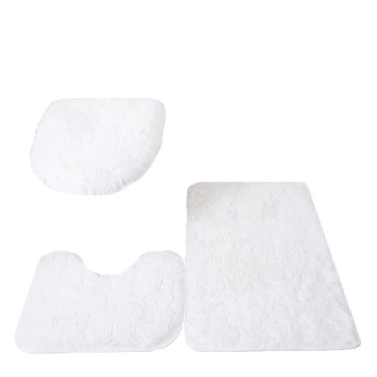 🛁✨ FluffEase™ 3-Piece Bathroom Mat Set