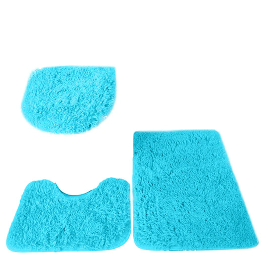 🛁✨ FluffEase™ 3-Piece Bathroom Mat Set