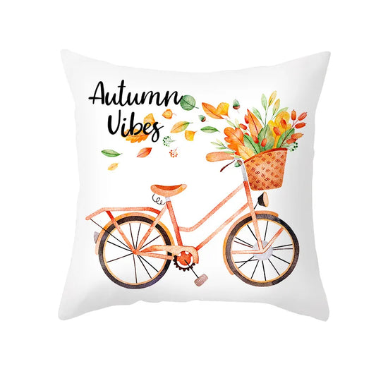 Autumn Maple Leaf Pillow