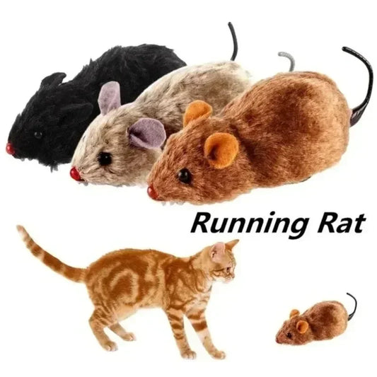 🐭🎉 CrazyTail™ Plush Running Mouse Toy