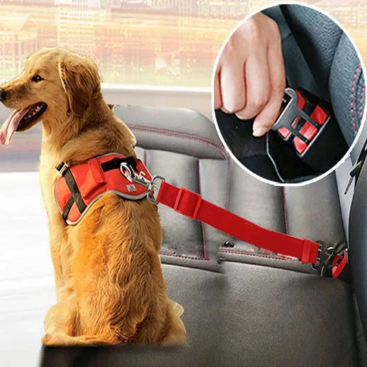 🚗🐾 SafeRide™ Adjustable Pet Car Seat Belt