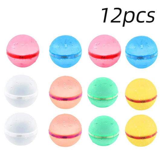 Magnetic Reusable Water Balloons Self Closing Splash Water Balls Bombs Beach Pool Waterballoons Summer Toys For Kids