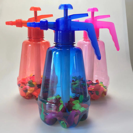 Water Filler Kit Water Fight Easy-to-Use Balloon Inflator Comes with 100 Water Balloons for Outdoor Fun Large Capacity