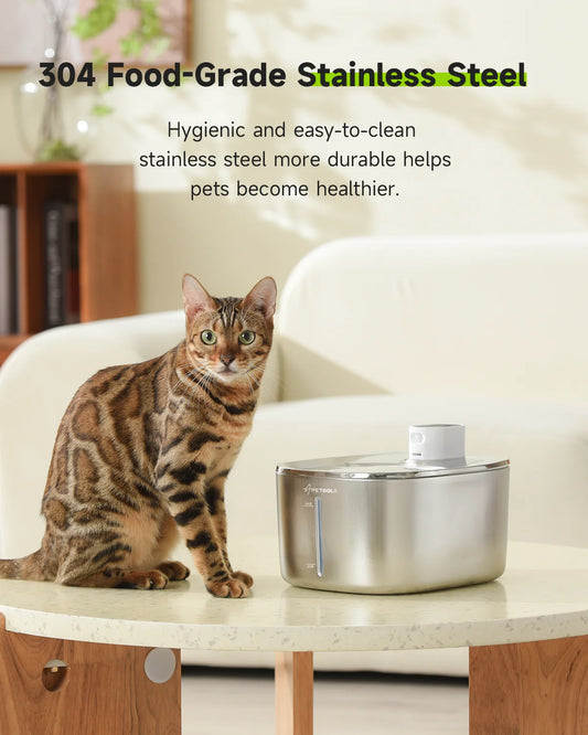 💧🐾 AquaFlow™ 4L Wireless Pet Fountain